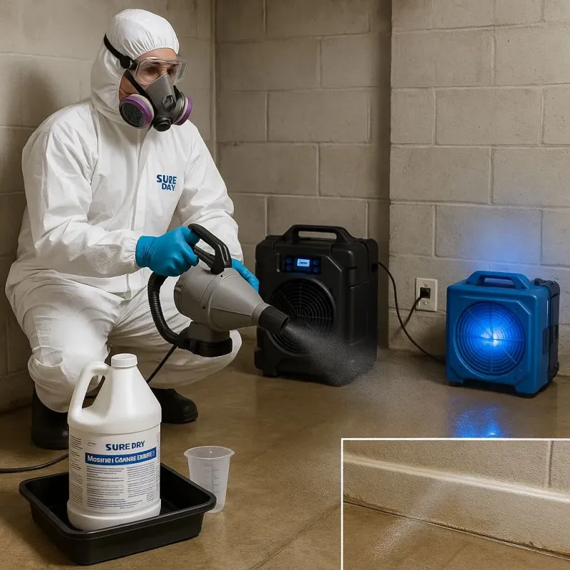 Sanitization and Odor Removal process in Edison, GA